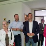 Antje Harms, stellv. Landrätin Aurich, Matthias Arends und Olaf Lies