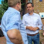 Matthias Arends und Olaf Lies im Gespräch