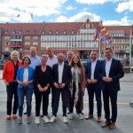 Gruppenfoto der Kandidatinnen und Kandidaten aus Weser-Ems